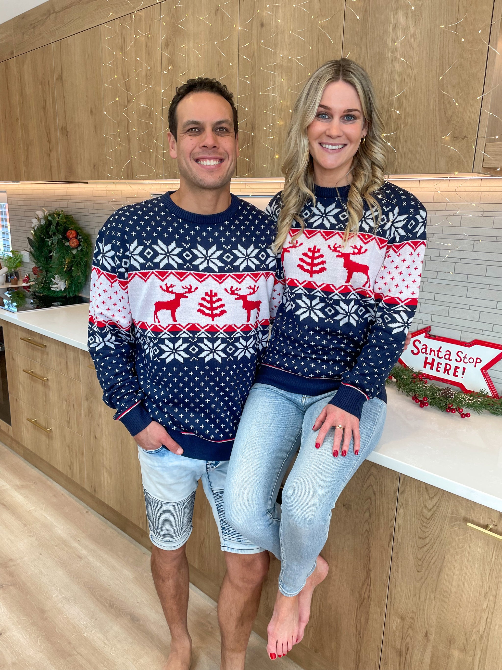 Christmas jumpers for couples best sale